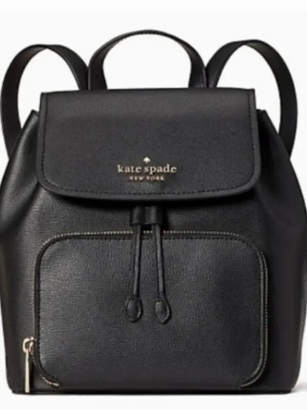 Kate Spade New York Black Leather Backpack